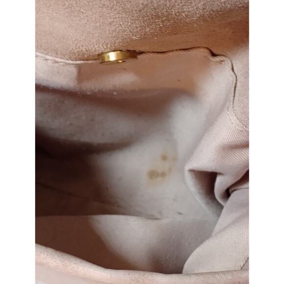 Antik Kraft Suede Beige Gray Tassel Fold-over Crossbody Purse Shoulder Bag - Picture 14 of 14